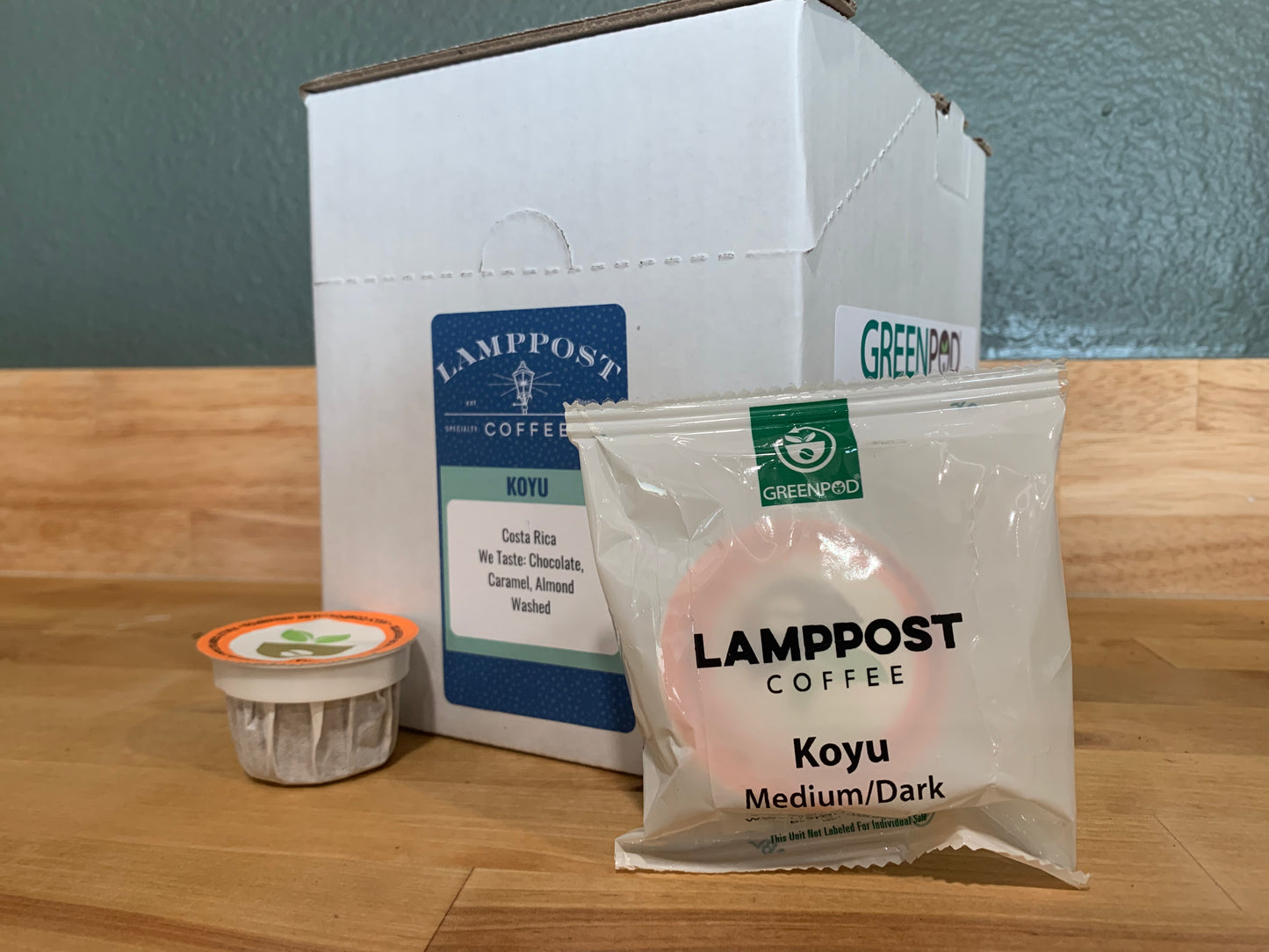 GreenPod Compostable Pods 12pk (compatible with K cup machines)