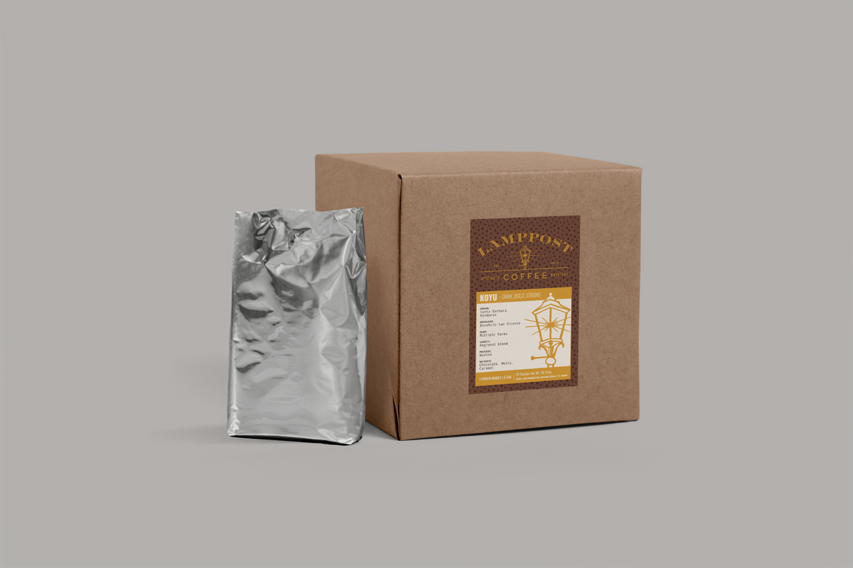 Easy-tear coffee pouches (for 2 quart brew, 10ct)